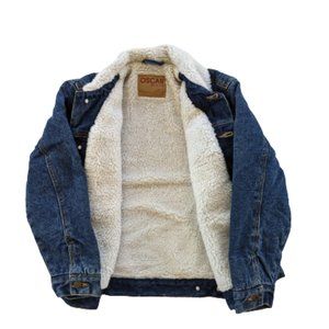 GIRLS Denim Jacket Sherpa Lined, Oscar Jeans Brand, Brand New Size 10 & more